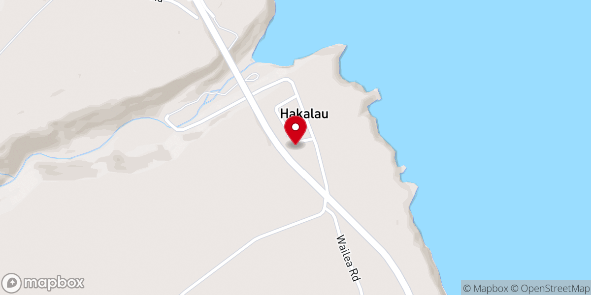 Map showing location of Hakalau Jodo Mission