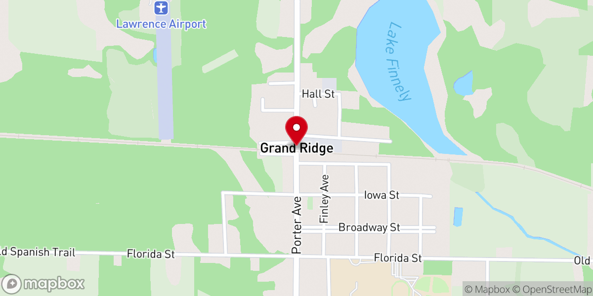 Map showing location of Lovedale Baptist Church