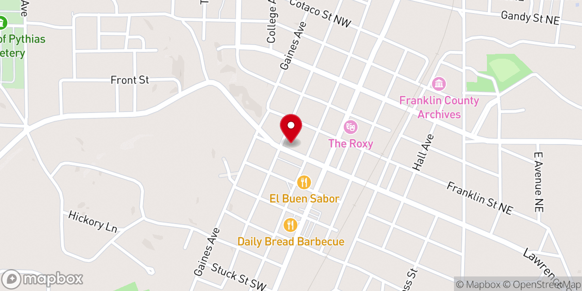 Map showing location of Arbol De Vida