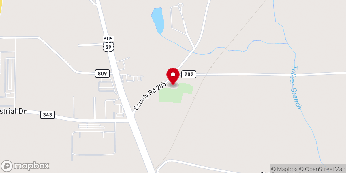 Map showing location of Old North Baptist Church