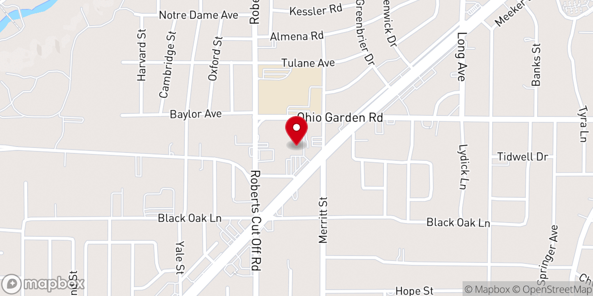 Map showing location of Victory Temple Church