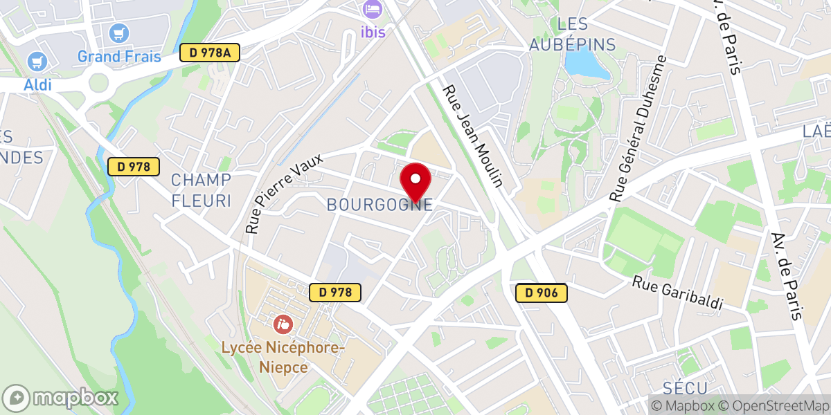 Map showing location of Association Mosquée Essalam - Amecss