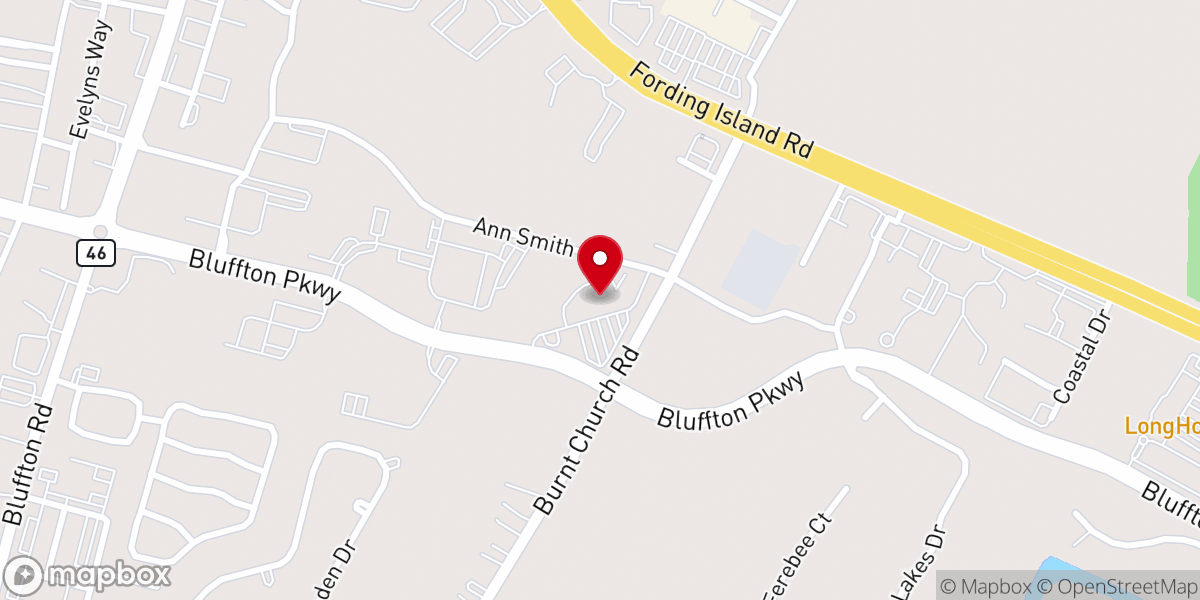 Map showing location of Planet Fitness