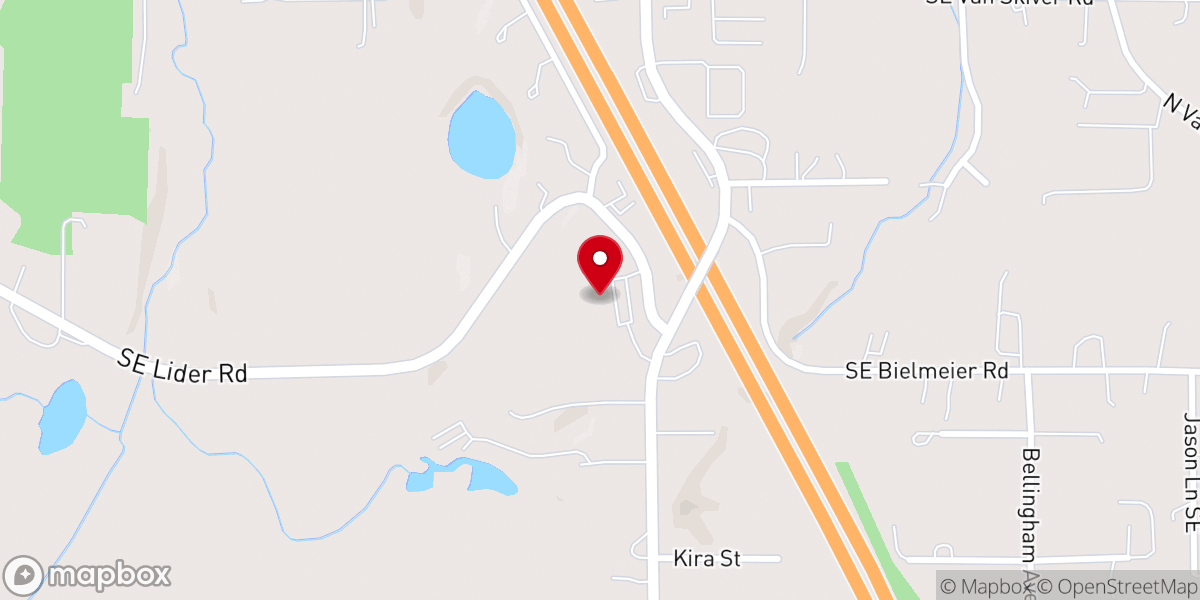 Map showing location of Grace Bible Church