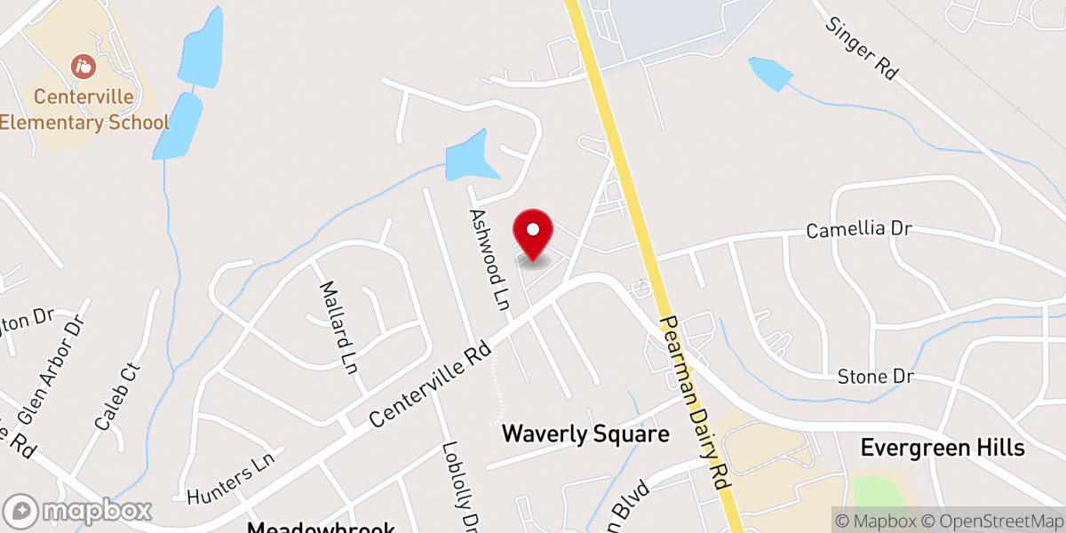 Map showing location of Graceview Church