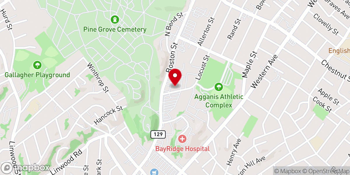Map showing location of Lighthouse Seventh-day Adventist Church