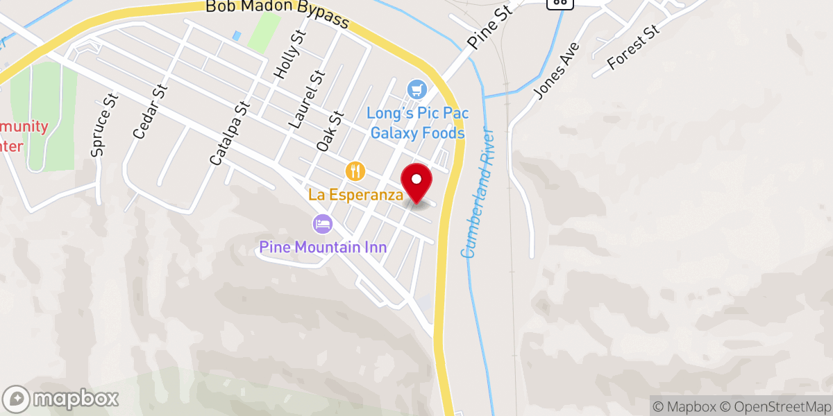 Map showing location of Methodist Mountain Mission