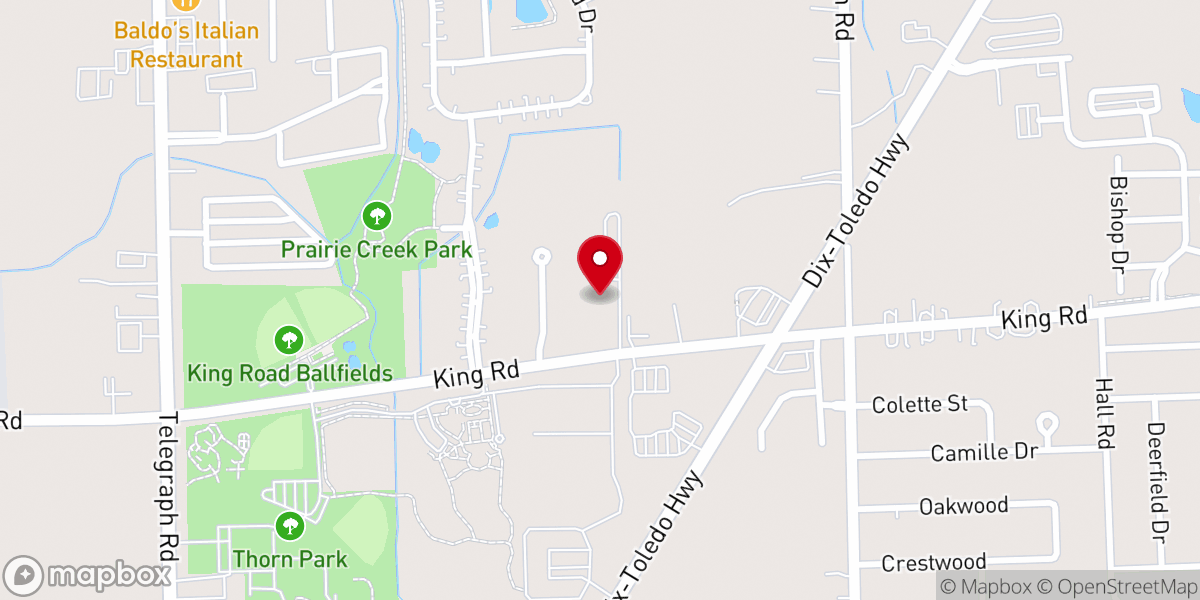 Map showing location of Gilead Church