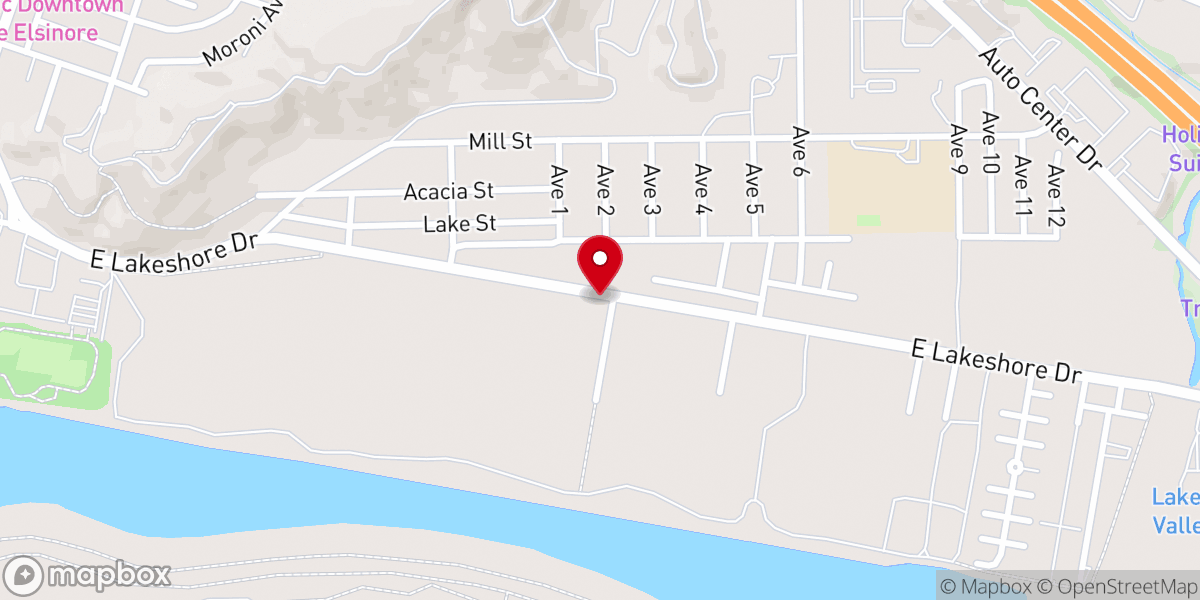 Map showing location of New Hope Baptist Church