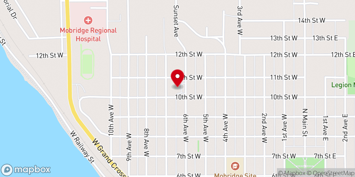 Map showing location of United Congregational Church