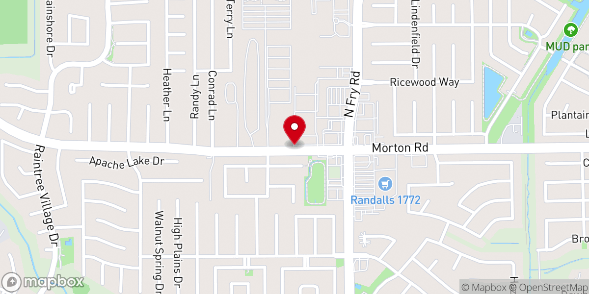 Map showing location of The Church At Katy church