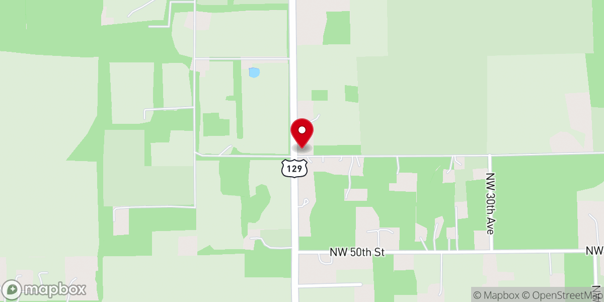 Map showing location of Bell Church Of God