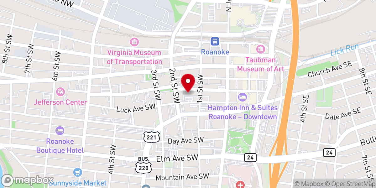 Map showing location of Macado's