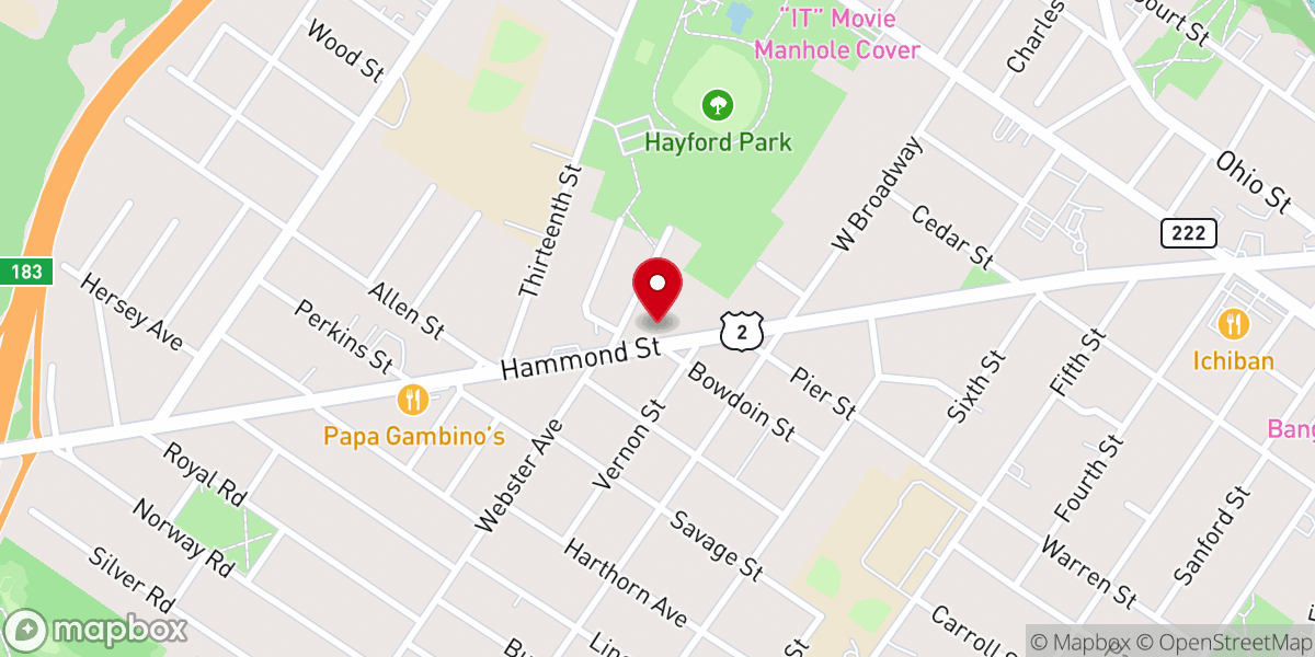 Map showing location of The Lighthouse Church