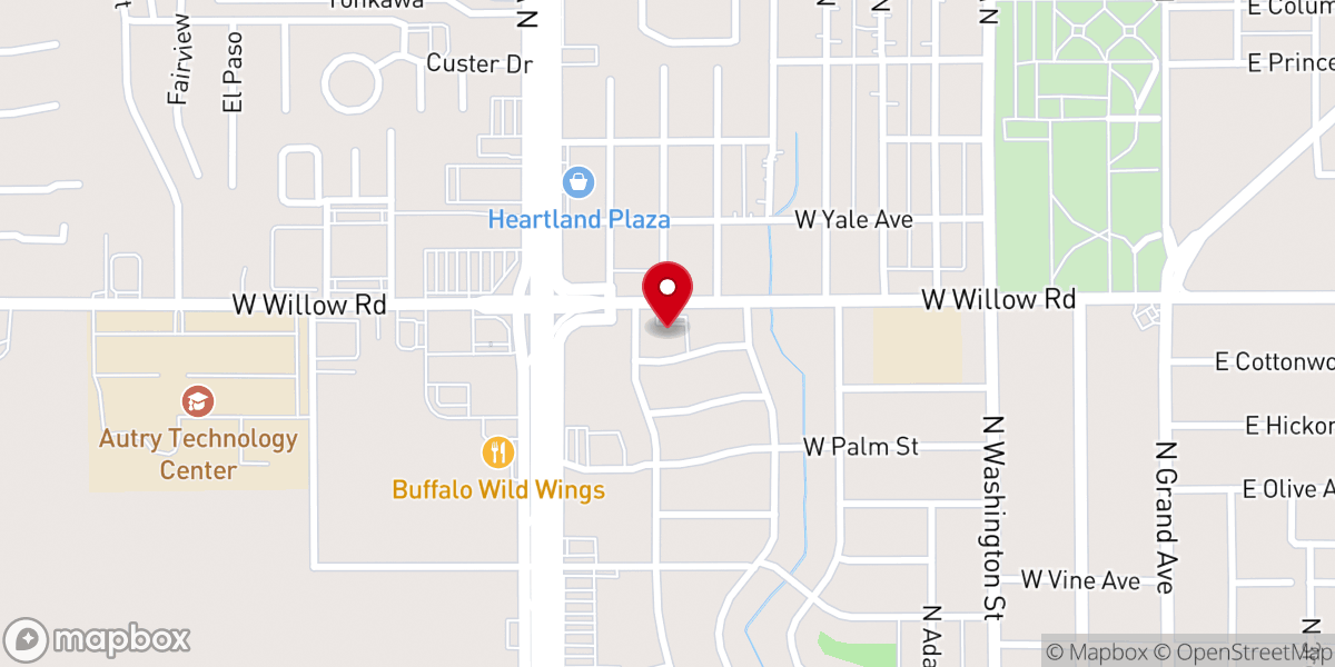 Map showing location of House of Grace Church