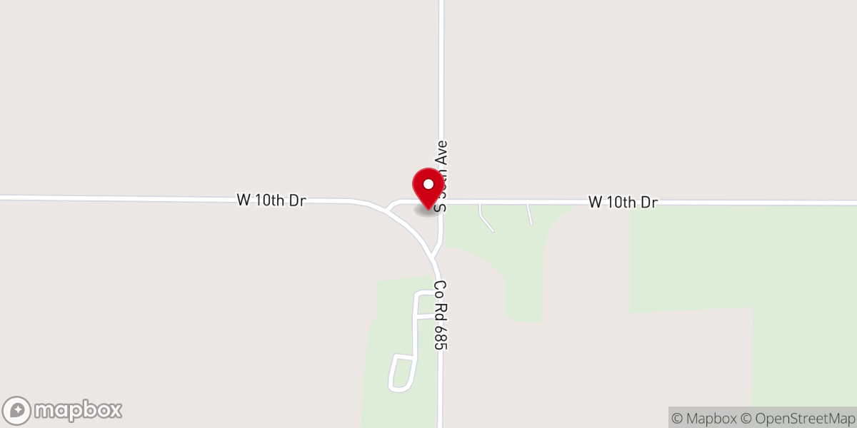 Map showing location of Rose Valley Methodist Church