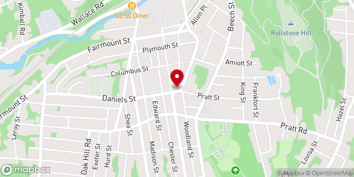 Map showing location of Iglesia Pentecostal Dios de Impacto
