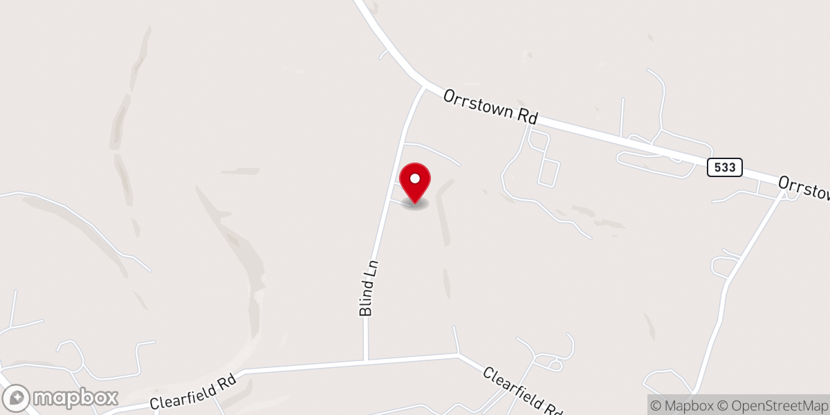 Map showing location of Maranatha Baptist Church
