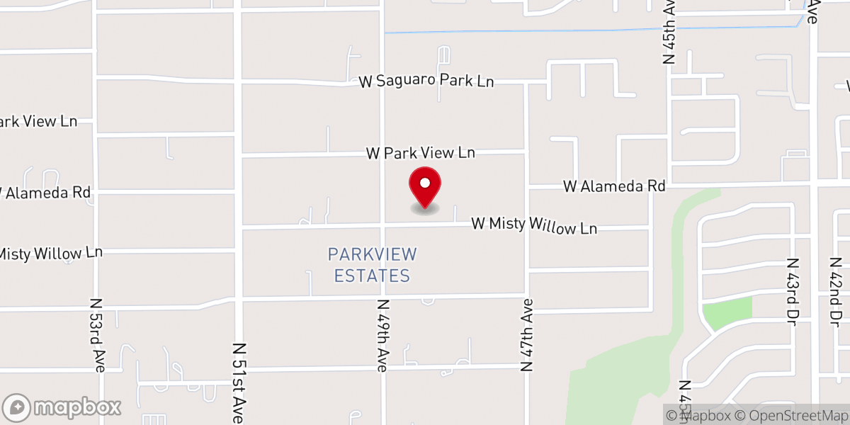 Map showing location of Mountain Ridge Baptist Church