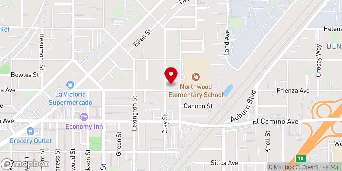 Map showing location of Bethel Slavic Baptist Church