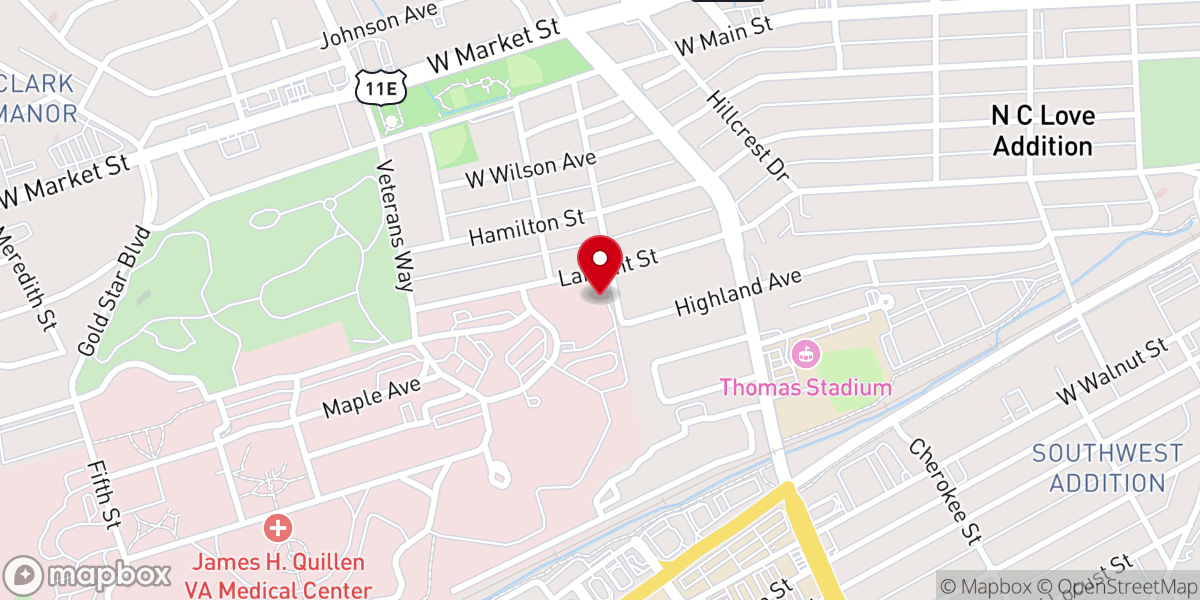 Map showing location of Veterans Health Administration