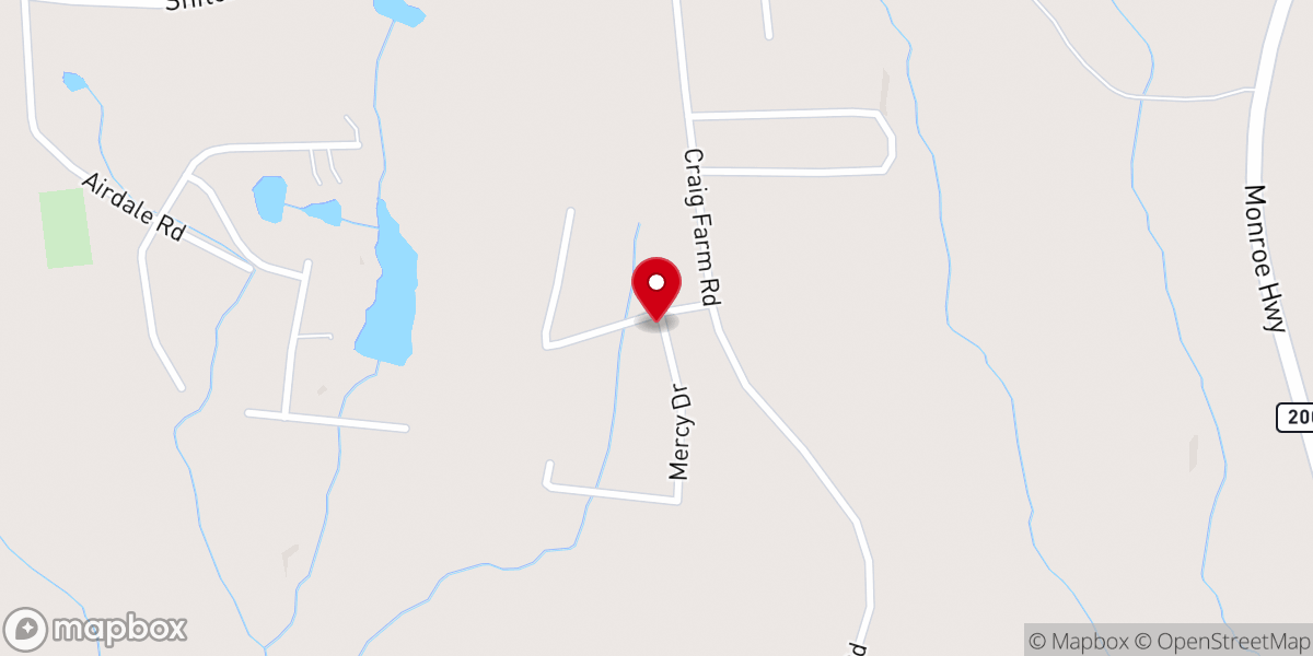 Map showing location of The Wedding Chapel