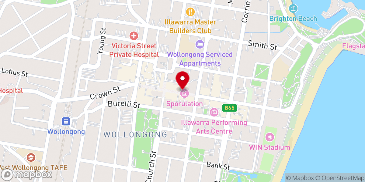 Map showing location of The Uniting Church in Australia