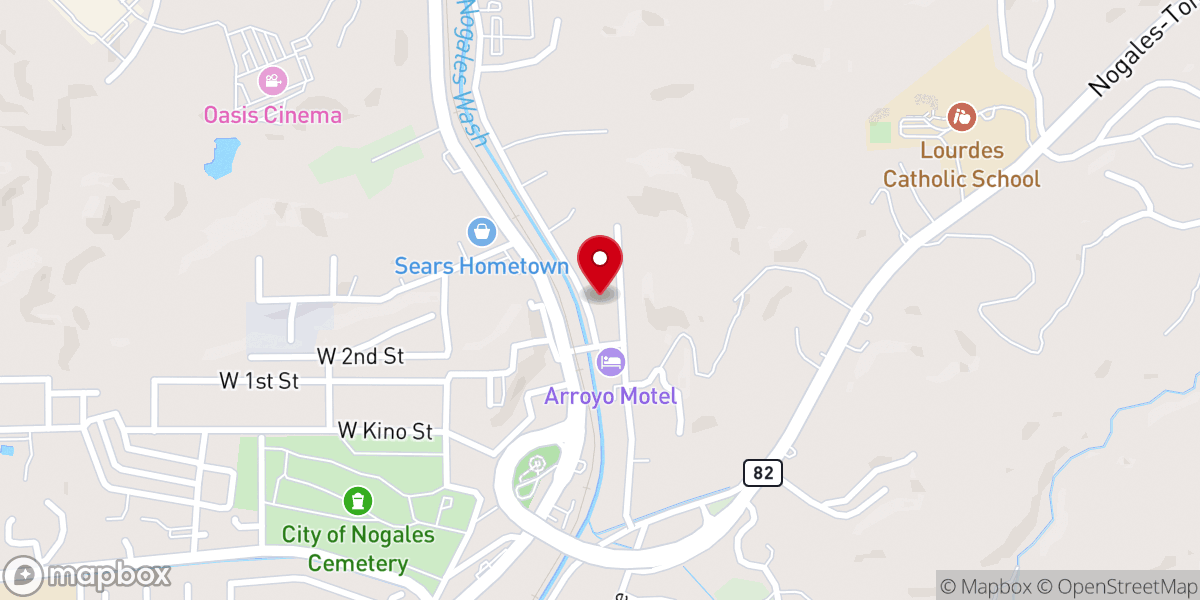 Map showing location of 1ra Iglesia Apostolica de la Fe en Cristo Jesus