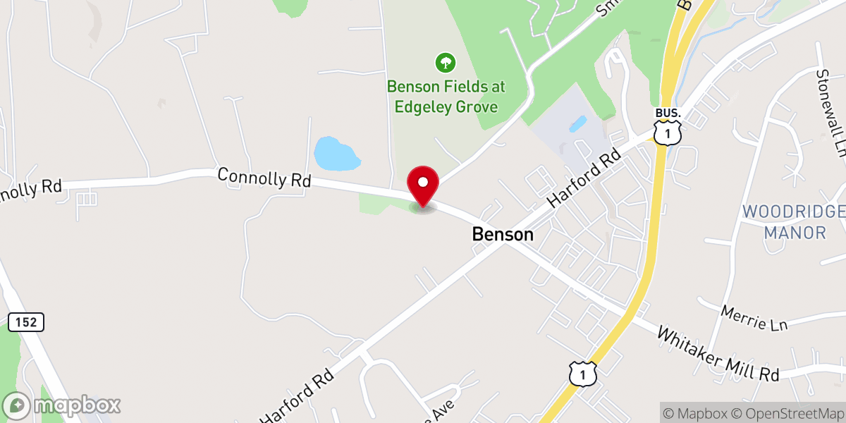 Map showing location of Tabernacle Mount Zion United Methodist Church