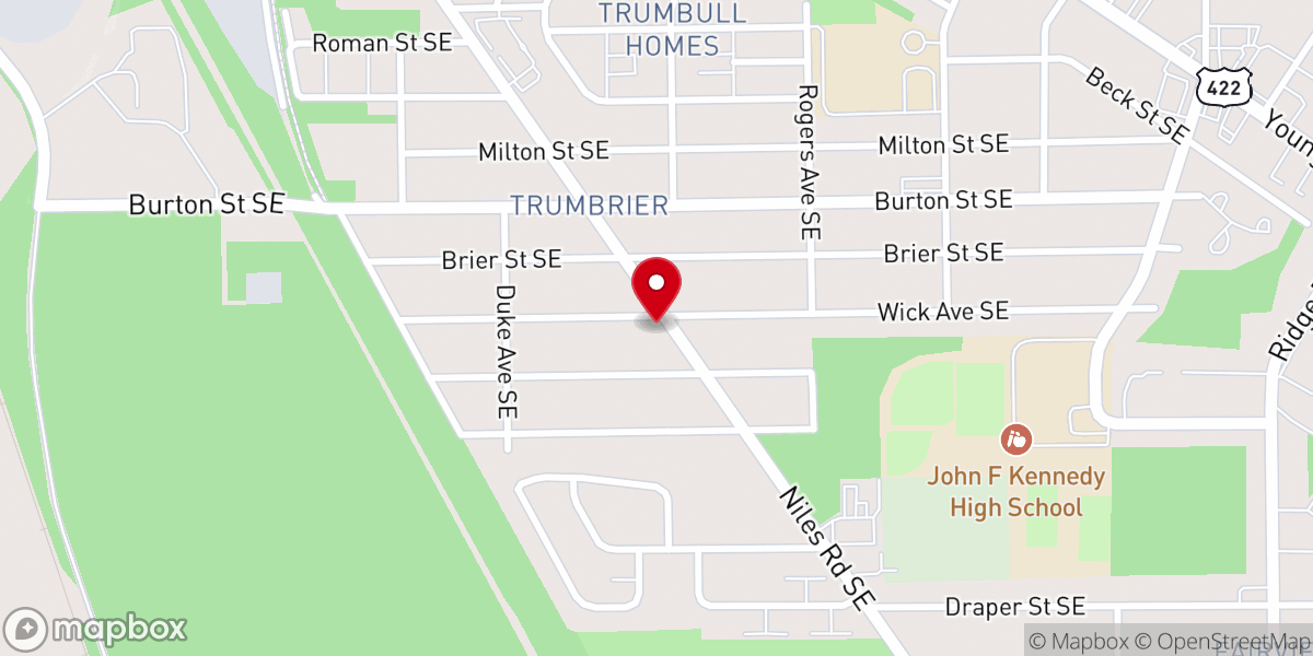 Map showing location of United Holy Church of America