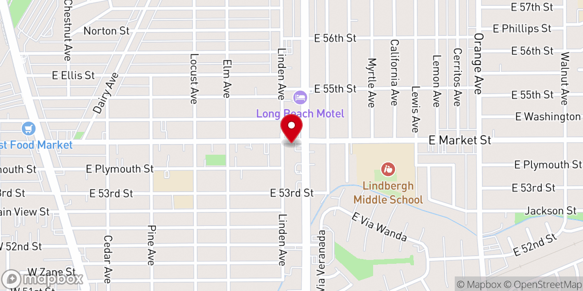 Map showing location of St. Athanasius Catholic Church