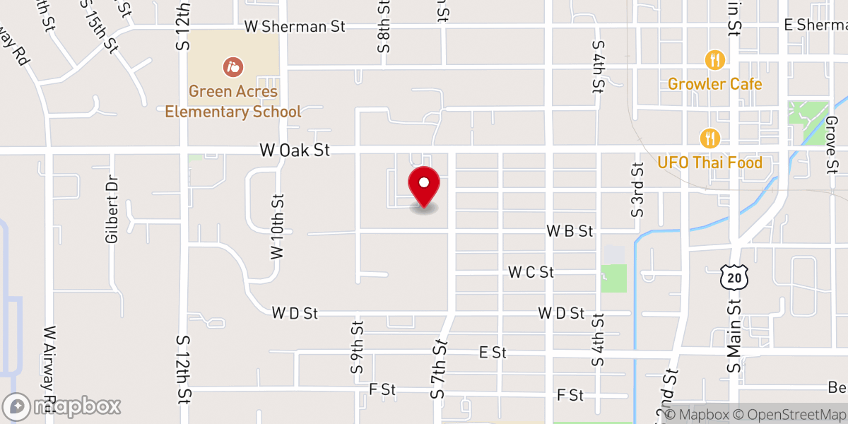 Map showing location of Lord's Storehouse