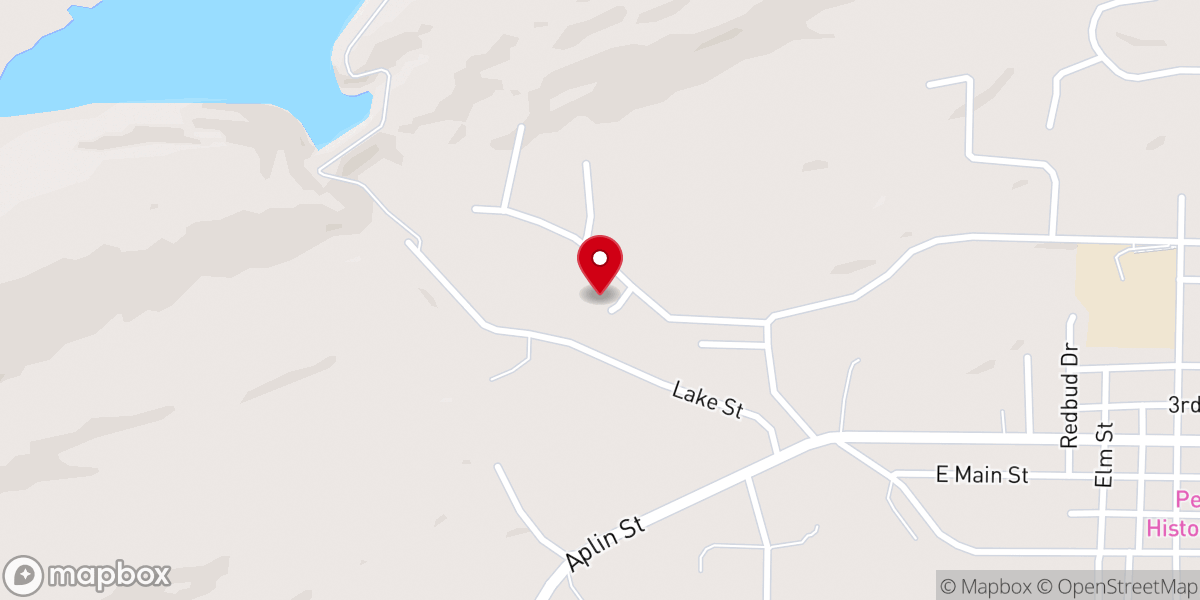 Map showing location of Conway Perry Baptist Association