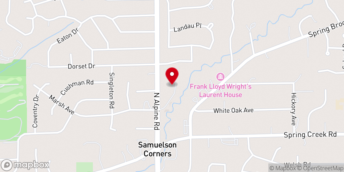 Map showing location of LIFE815 Church