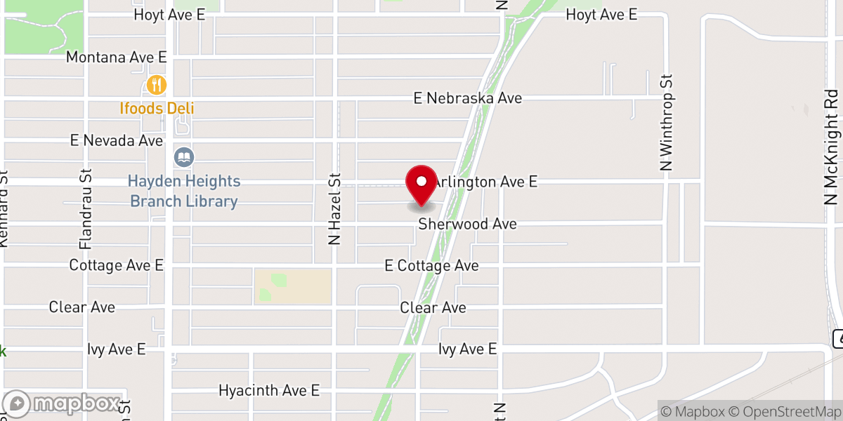 Map showing location of KCRC St, Paul Worship Center