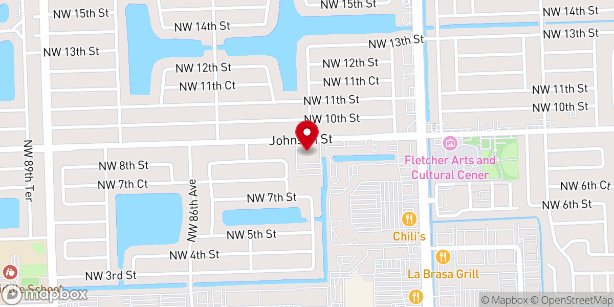 Map showing location of Iglesia católica