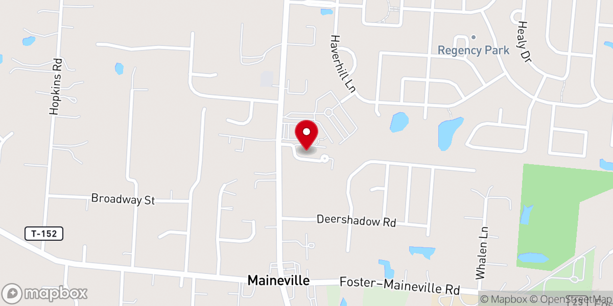 Map showing location of Otterbein Maineville SeniorLife Neighborhood