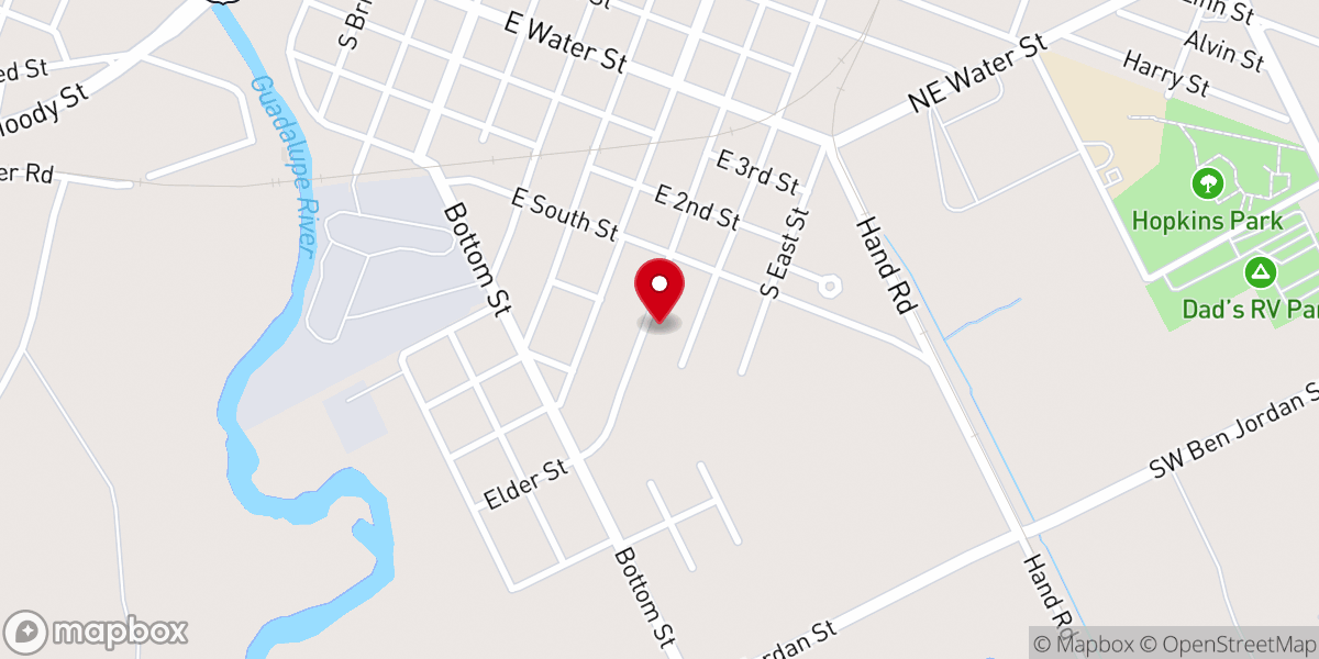 Map showing location of Bethlehem Baptist Church