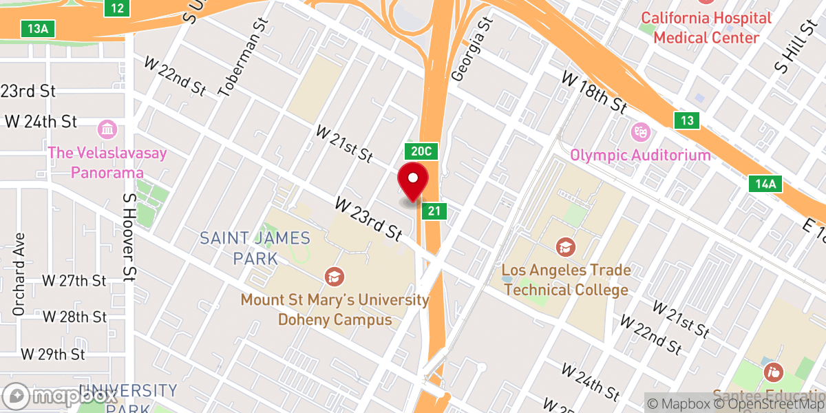 Map showing location of Ministerios Manantial De Amor