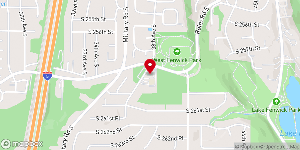 Map showing location of Trinity Community Church