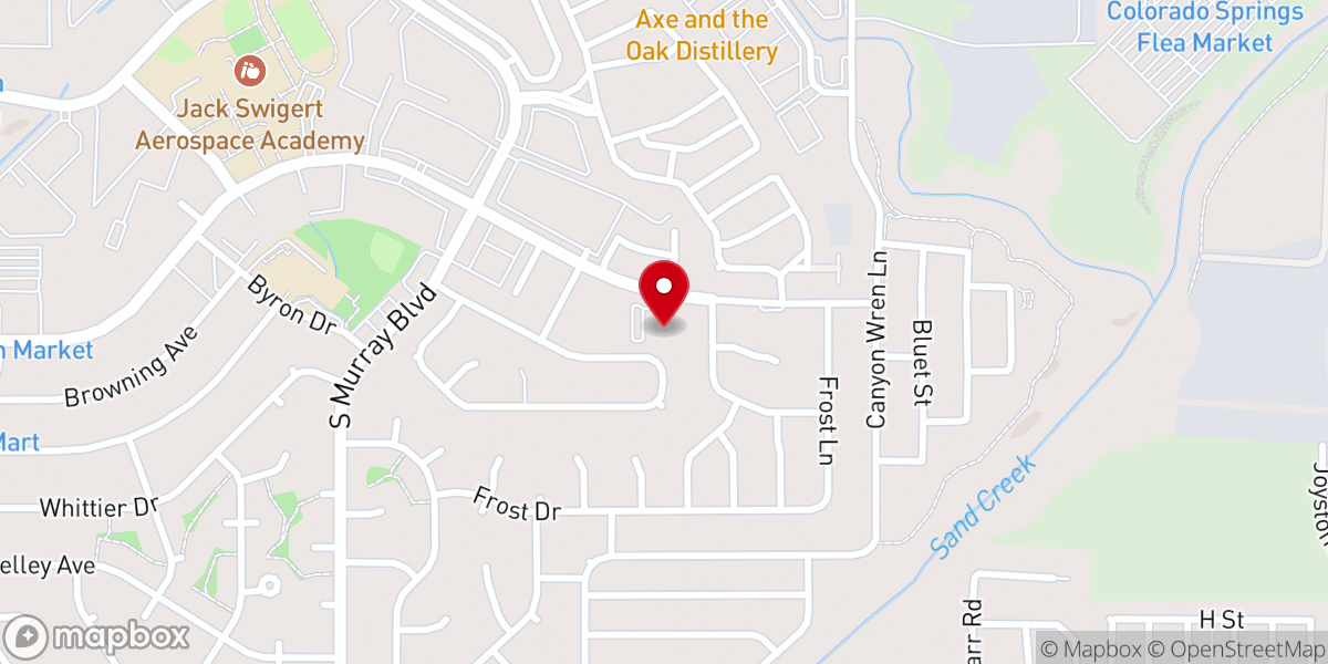 Map showing location of St Andrew Kim Catholic Church