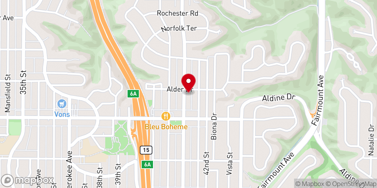 Map showing location of United Church of Christ
