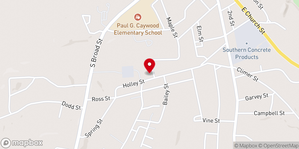 Map showing location of Hope Ministries