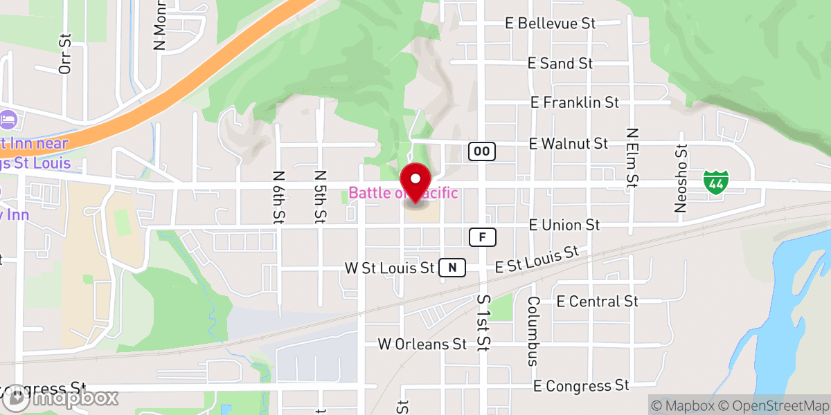 Map showing location of St Bridget of Kildare Catholic School
