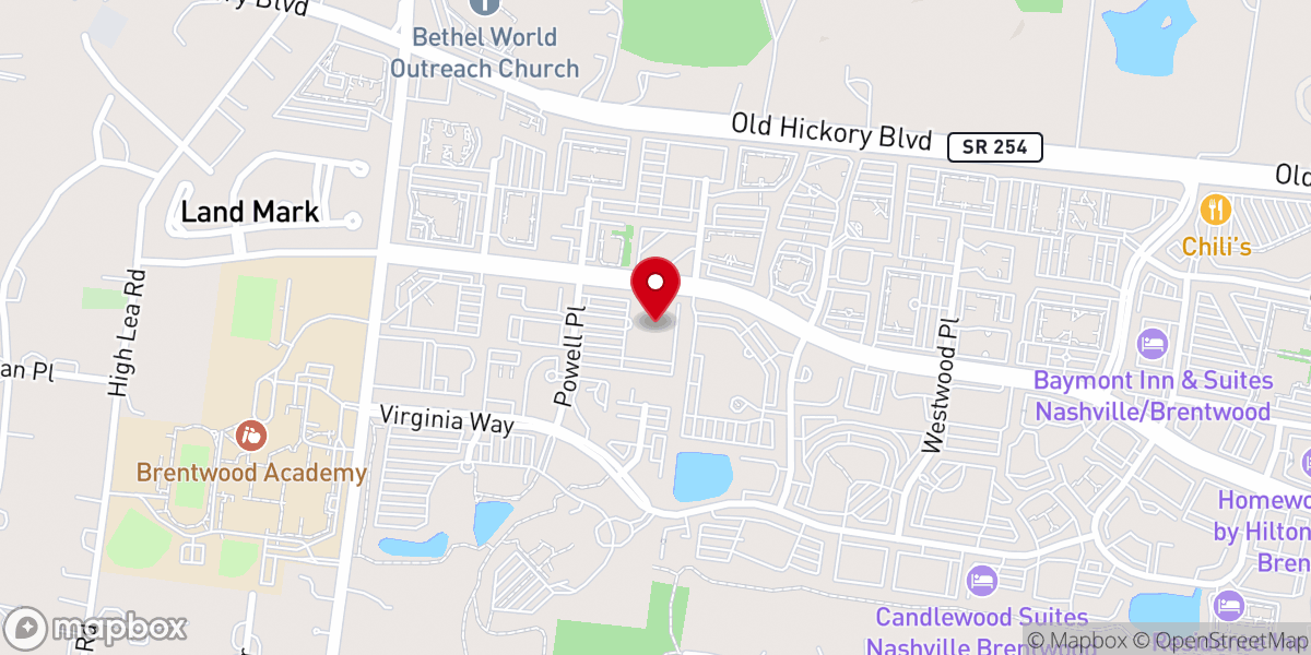 Map showing location of Lifeway Christian Resources