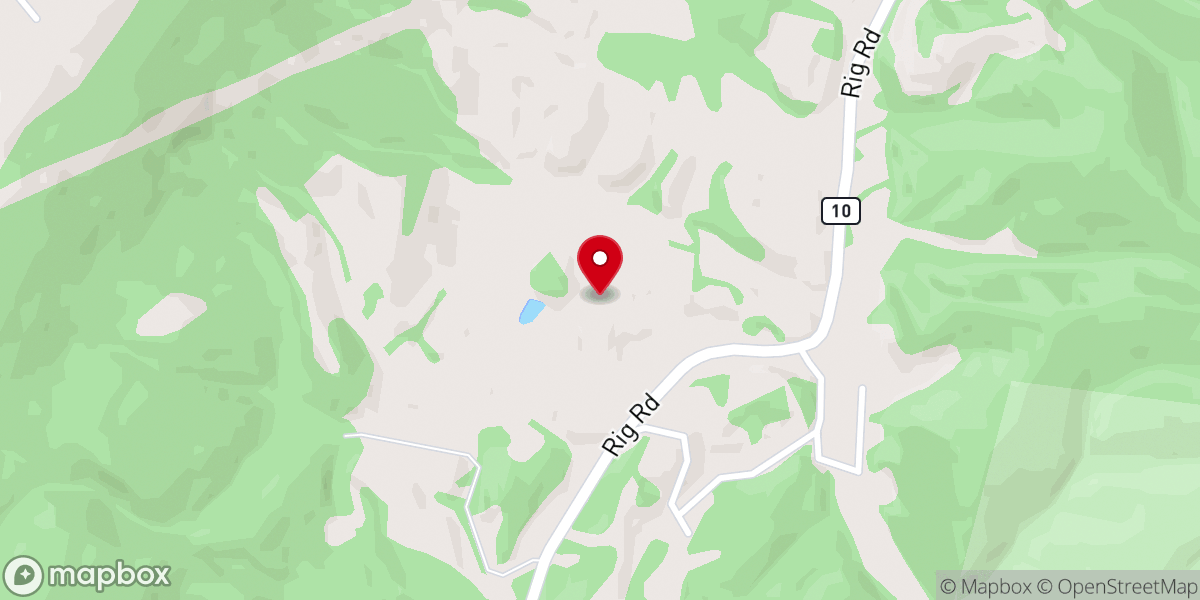 Map showing location of Rig Assembly of God Church