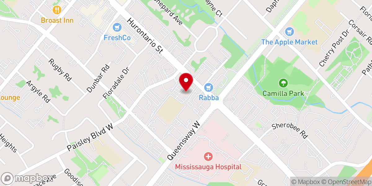 Map showing location of St. Catherine of Siena Catholic Church