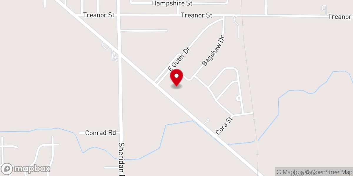 Map showing location of Freedom Full Gospel Baptist