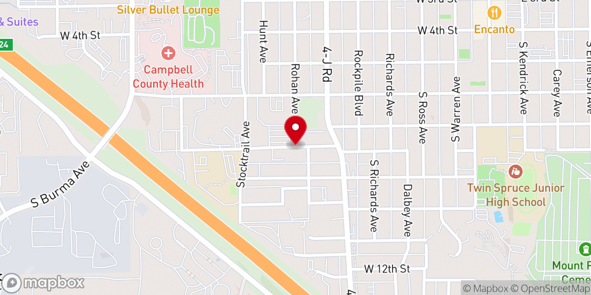 Map showing location of Center Ministries