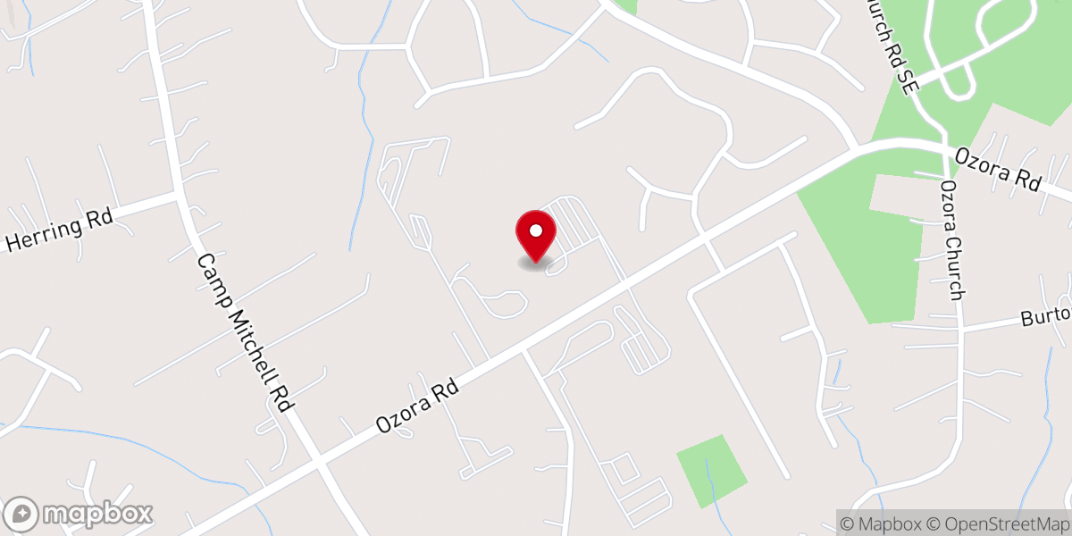 Map showing location of Divine Love Church